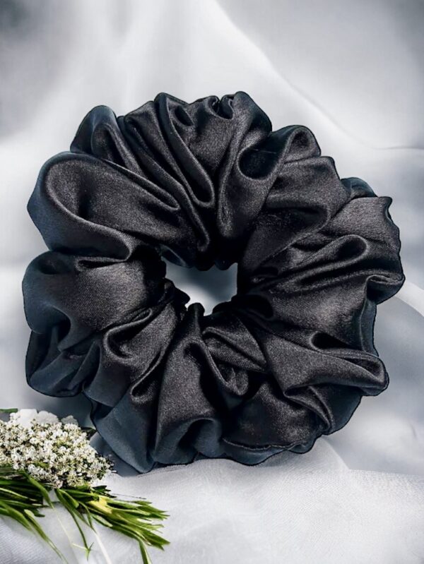 Blackout Elegance Scrunchies (Pack of 5)