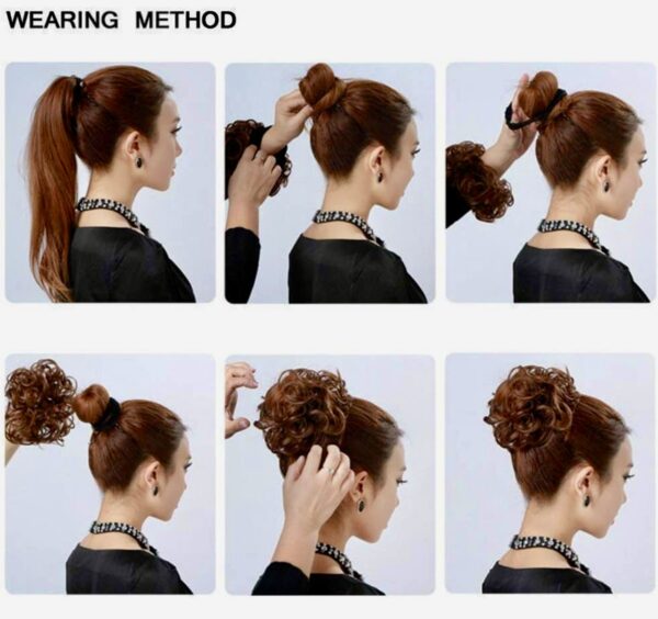Messy Hair Bun - Image 3