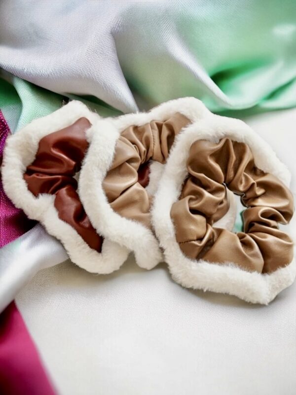 Leather Luxe Scrunchies (pack of 2)