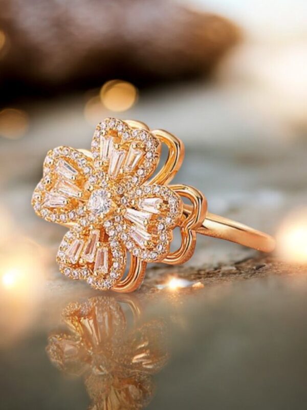 Flower Revolving Ring